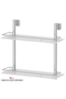 FBS ESP 063 Полка с ограничителем 40 см двойная (стекло)