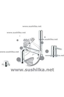 для ванны Grohe Essence 19578000, с душевым гарнитуром