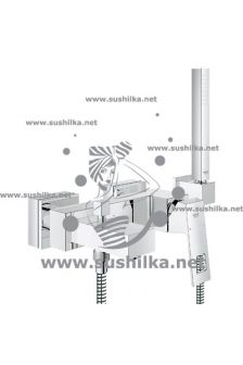 для ванны Grohe Eurocube 23141000, с душевым гарнитуром