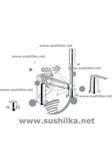 для ванны Grohe Eurodisc Cosmopolitan 19574002, на борт ванны