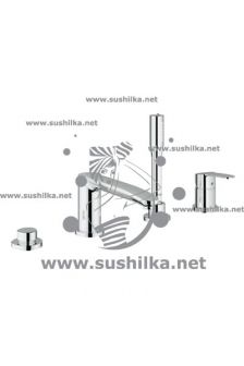 для ванны Grohe Eurostyle Cosmopolitan 23048002, монтаж на борт ванны