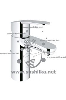 для раковины Grohe Eurostyle Cosmopolitan 33552002, с донным клапаном