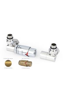 Автоматический терморегулятор 3D   левый (G 1/2&quot; НР х G 3/4&quot; НГ) 05-1421-0000