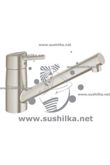 для мойки Grohe Concetto New 32659DC1, с низким поворотным изливом, цвет - суперсталь