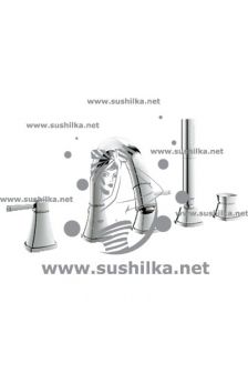 для ванны Grohe Grandera 19919000, монтаж на 5 отверстий