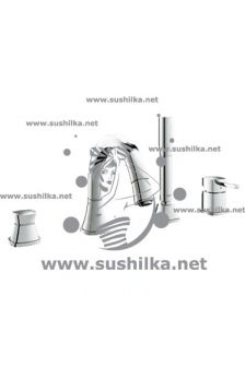 для ванны Grohe Grandera 19936000, на борт ванны, цвет - хром