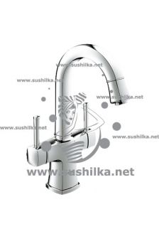 для раковины Grohe Grandera 21107000, со сливным гарнитуром, цвет - хром
