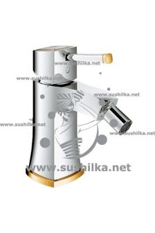для биде Grohe Grandera 23315IG0, со сливным гарнитуром, цвет - хром/золото