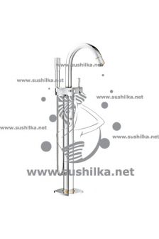 напольный Grohe Grandera 23318IG0, для ванны, цвет - хром/золото