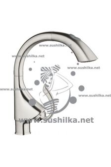 для мойки Grohe K4 33782SD0, выдвижной излив с лейкой, цвет - нержавеющая сталь