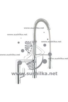 для мойки Grohe K7 32948000, с профессиональной лейкой, цвет - хром