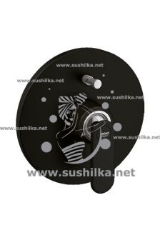 для ванны Grohe Veris 19344KS0, комплект верхней монтажной части, цвет - черный