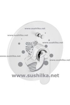 для ванны Grohe Veris 19344LS0, комплект верхней монтажной части, цвет - белый