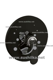 для душа Grohe Veris 19367KS0, комплект верхней монтажной части, цвет - черный