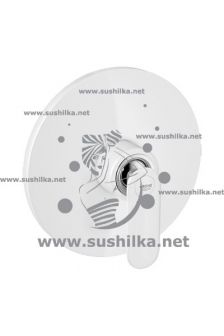 для душа Grohe Veris 19367LS0, комплект верхней монтажной части, цвет - белый