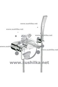 для ванны Grohe Veris 32196000, с душевым гарнитуром, цвет - хром