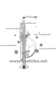 для ванны Grohe Veris 32222001, свободностоящий, цвет - хром