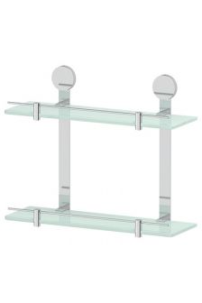 ARTWELLE Harmonie 037 Полка стеклянная двойная 40 см