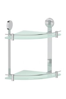 ARTWELLE Harmonie 040 Полка стеклянная угловая двойная 24 см