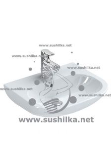 Ideal Standard Active T054101, полукруглая для установки на пьедестал