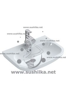 Ideal Standard Active T054301, полукруглая для установки на пьедестал