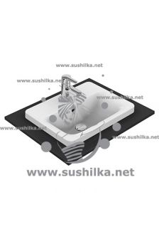 Ideal Standard Connect E504301, прямоугольная, встраиваемая сверху, 50 см