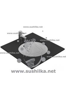 Ideal Standard Connect E505401, круглая, встраиваемая снизу, 48 см