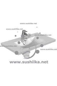 Ideal Standard Connect E812601, прямоугольная, 100 см