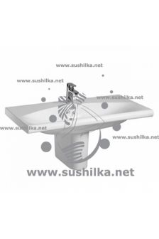 Ideal Standard Daylight K072601, прямоугольная, установка на пьедестал, 70 см