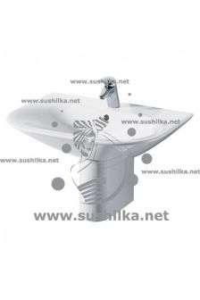 Ideal Standard Tonic W419101, полукруглая, установка с пьедесталом, 75 см