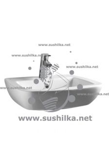 Ideal Standard Ventuno T001301, прямоугольная, установка с пьедесталом/полупьедесталом, 55 см