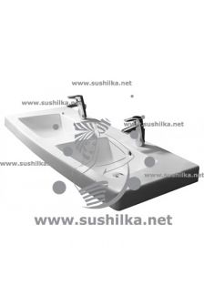 Ideal Standard Ventuno T002001, прямоугольная, двойная, 130 см