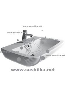 Ideal Standard Ventuno T043401, прямоугольная, установка с пьедесталом, 75 см