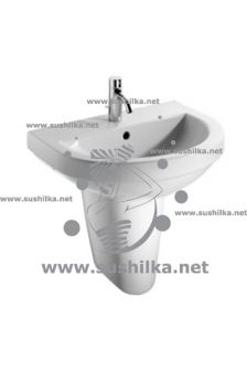 Ideal Standard Washpoint W429001, полукруглая, установка с пьедесталом, 70 см