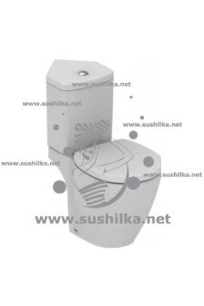 напольный Ideal Standard, комплект с угловым бачком