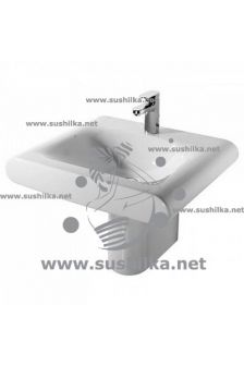 Ideal Standard Moments K0717MA, прямоугольная, установка на пьедестал, 65 см