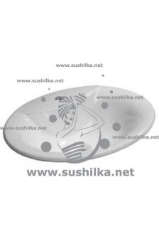 Ideal Standard Oceane W306301, овальная, накладная, 54 см