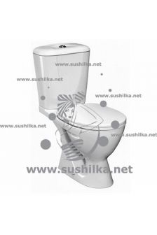 напольный Ideal Standard Ecco W908701, с бачком и крышкой с микролифтом, горизонтальный выпуск