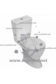 напольный Ideal Standard Eurovit V337001, с бачком и стандартным сидением