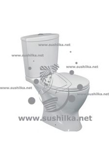 напольный Ideal Standard Oceane W909001, двойная кнопка смыва, крышка с микролифтом