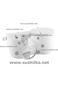 +биде Ideal Standard Small + T306961, подвесной