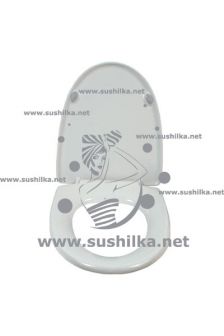 Сиденье с крышкой для унитаза QR, 360х440, Ido 91559 01 001