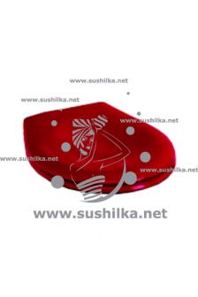 Сиденье с крышкой для детского унитаза Child красное, Ifo C60119