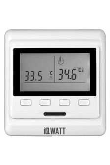 Терморегулятор с ЖК - дисплеем IQ THERMOSTAT P, с электронным управлением