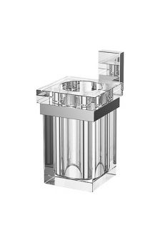 LINEAG TIF 004 Держатель со стаканом (хрусталь; хром)
