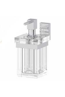 LINEAG TIF 906 Держатель с емкостью для жидкого мыла (хрусталь; хром - стразы)