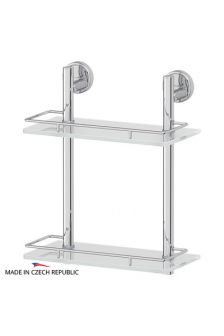 FBS LUX 062 Полка с ограничителем 30 см двойная (стекло)