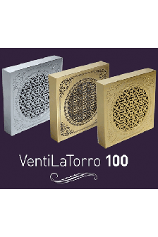 Migliore ML.VTR-50.512 DO, D120 мм, с декоративной решеткой 180x180 мм, золото