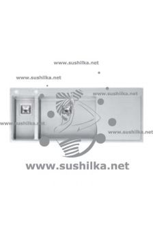 Reginox Nevada L LUX OKG (c/box) 18х50 left, нержавеющая сталь