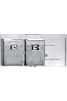 Reginox Nevada L LUX OKG (c/box) 30х30 left, нержавеющая сталь